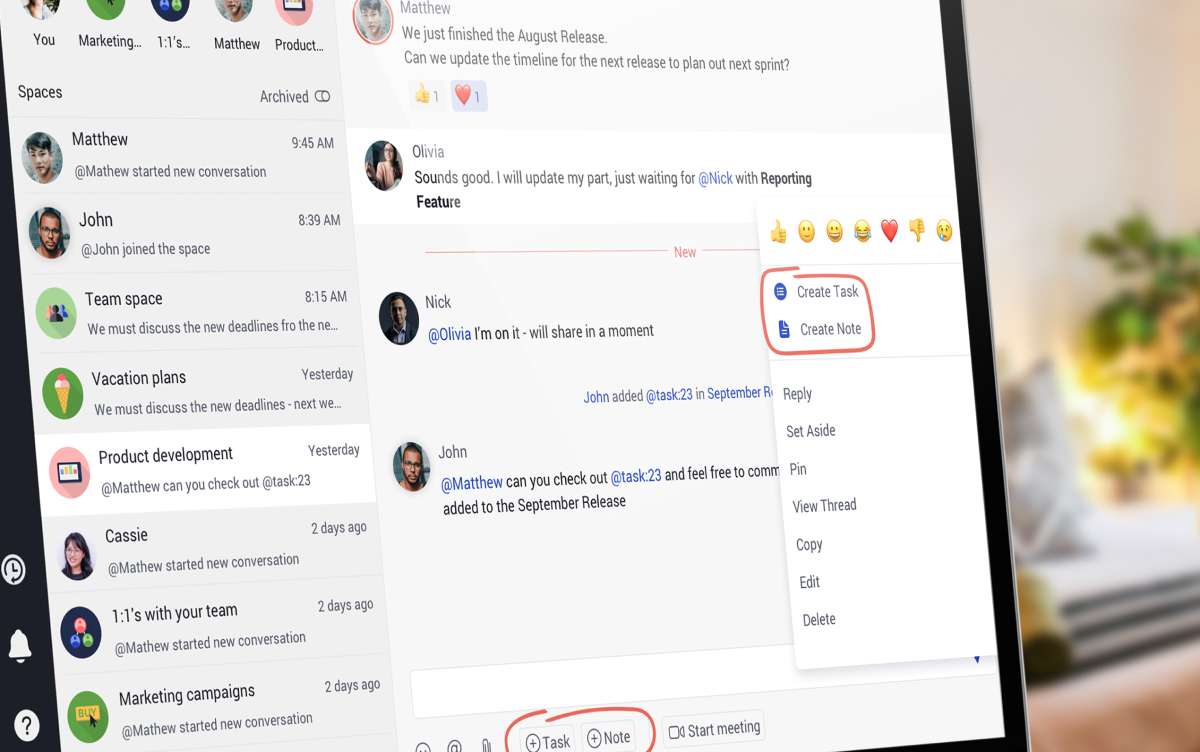 Create task for task board
