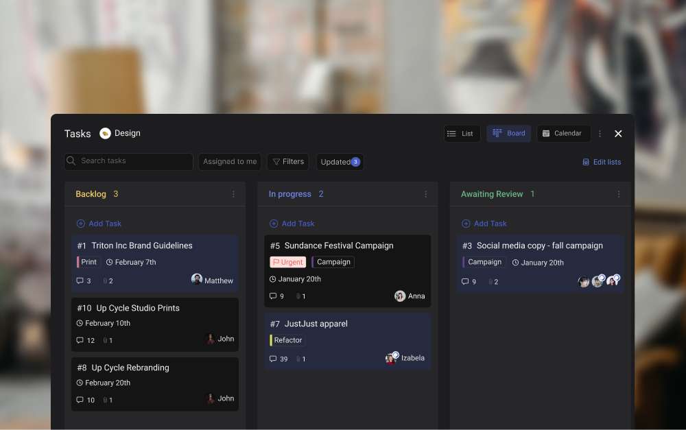 project management framework kanban
