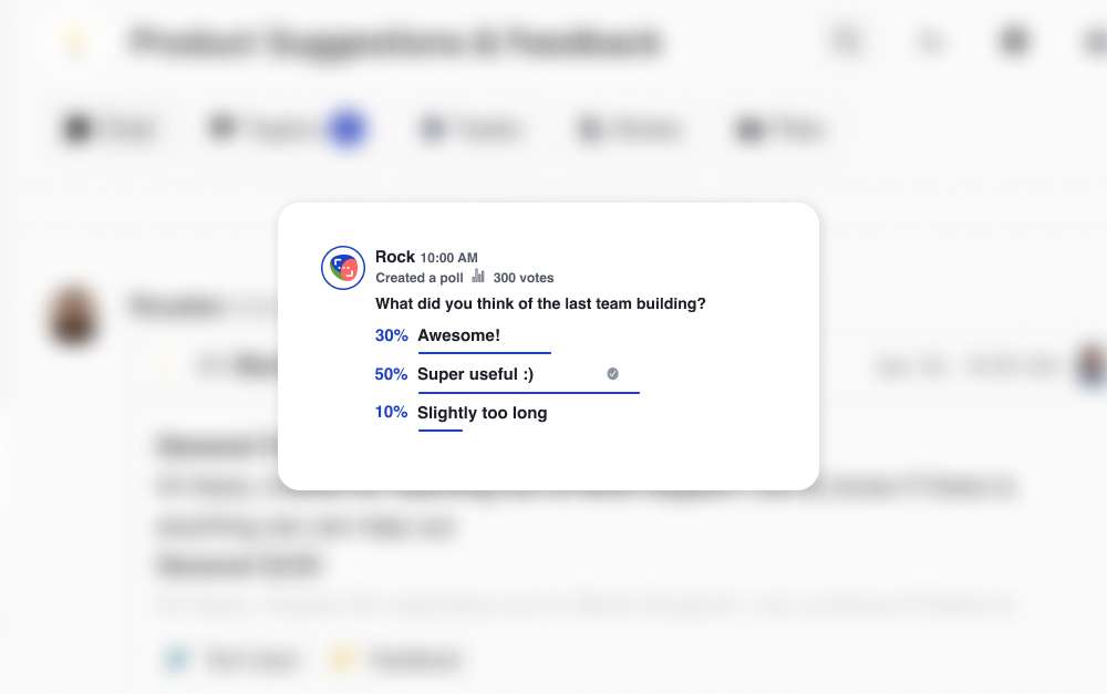 how to engage a remote team with polls