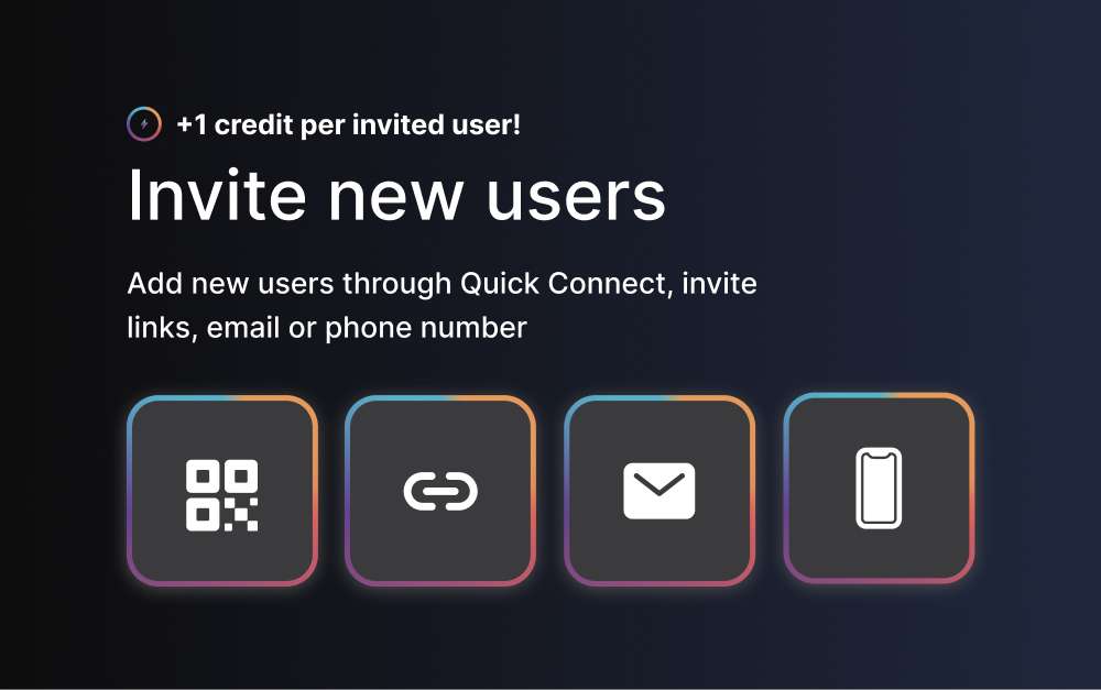 rock referral invitation credits