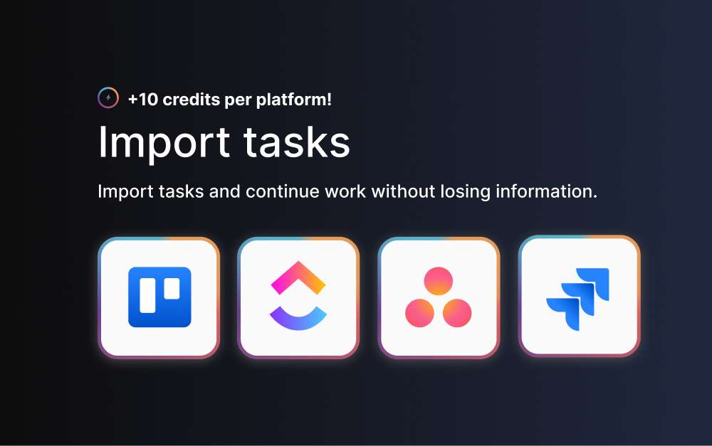 referral announcement import from tasks