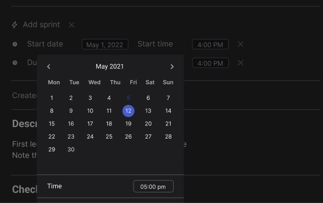 Student deadline management applications with tasks due dates
