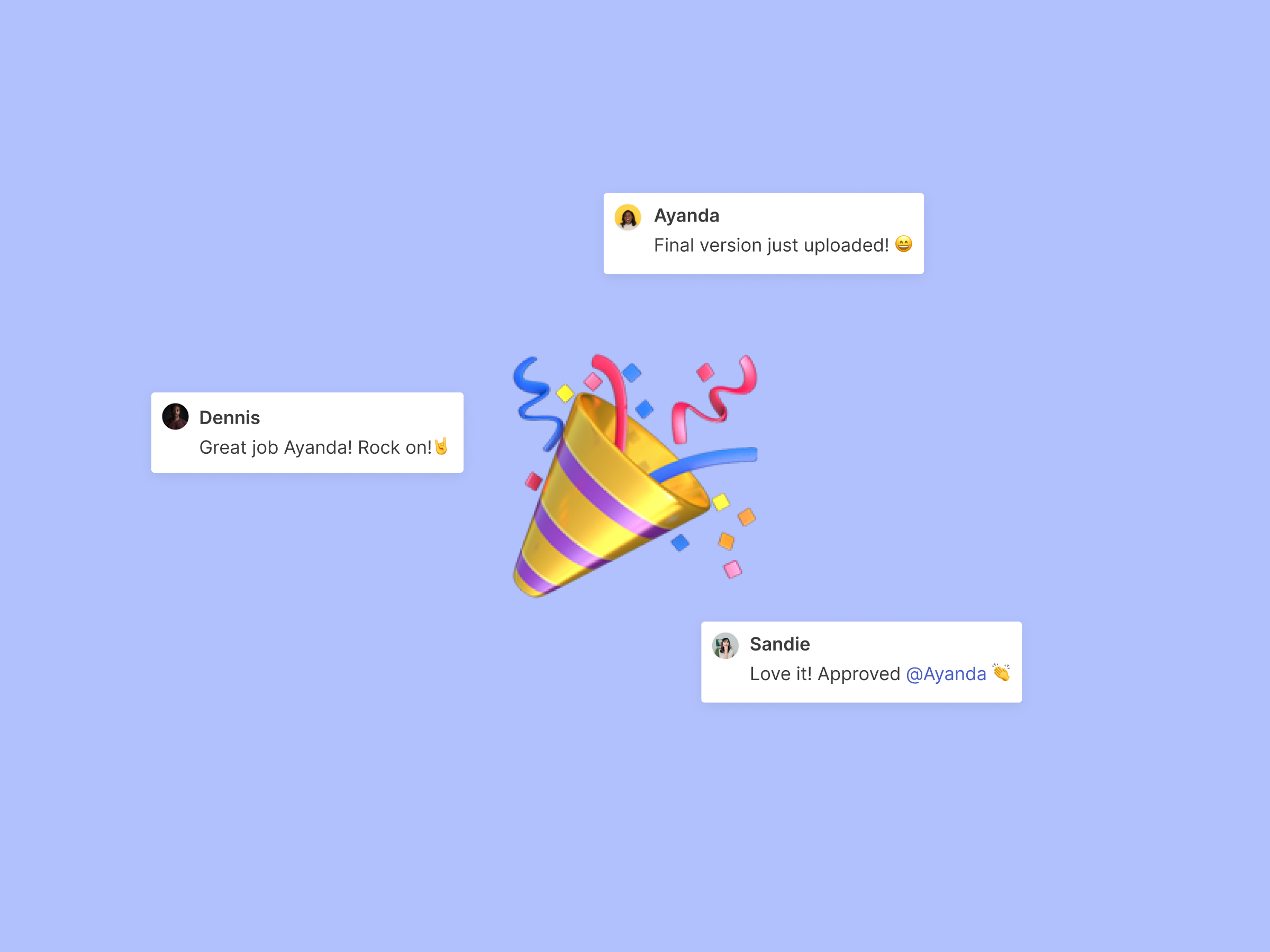 remote communication celebrate victories